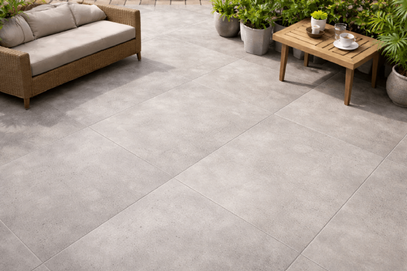 清水模風格怎麼延伸到戶外？大板磚優點與應用解析